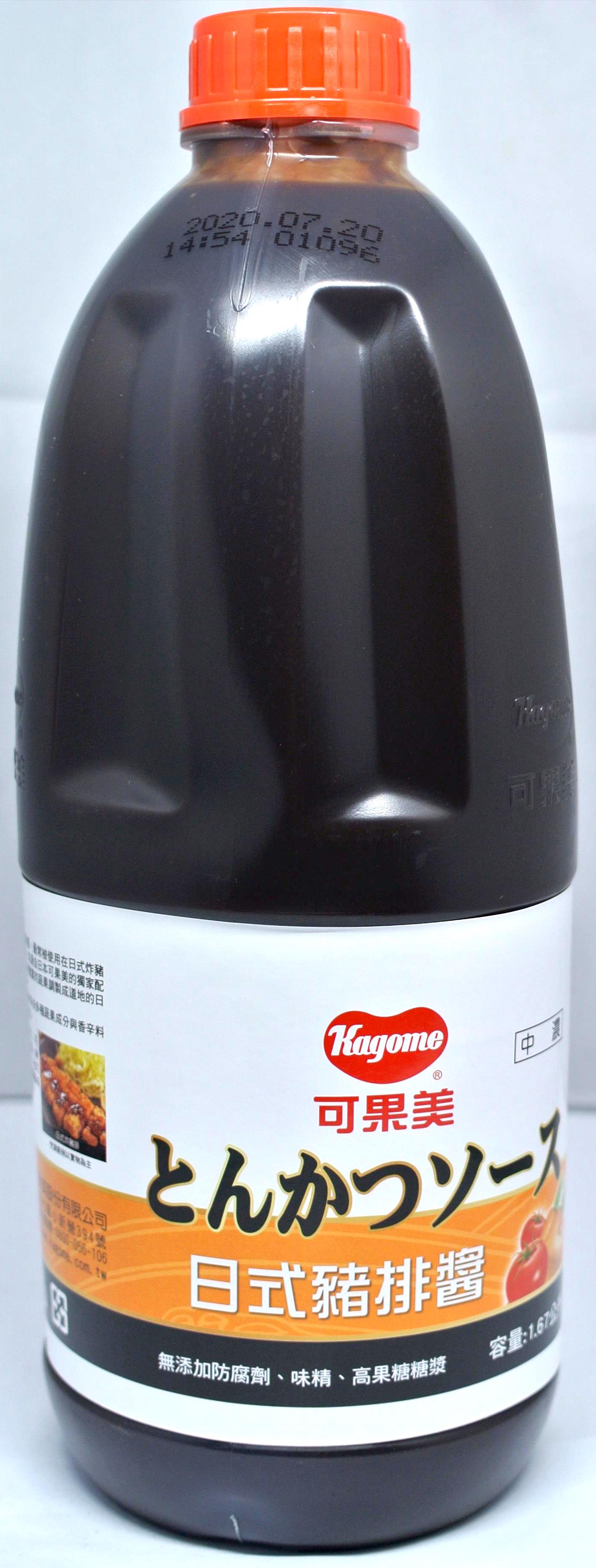 可果美 日式豬排醬(中濃) 1.67L