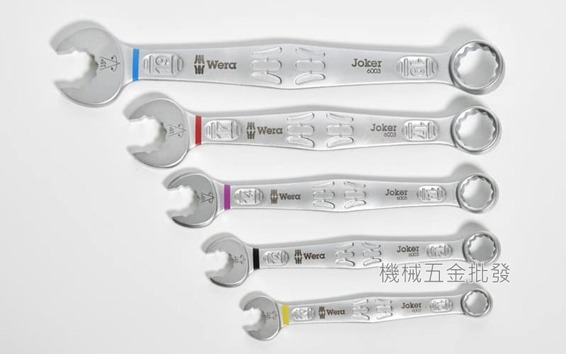 wera 德國 6003 Joker 5 set 1 組合扳手5支組 開口扳手 10mm-19mm,手工具