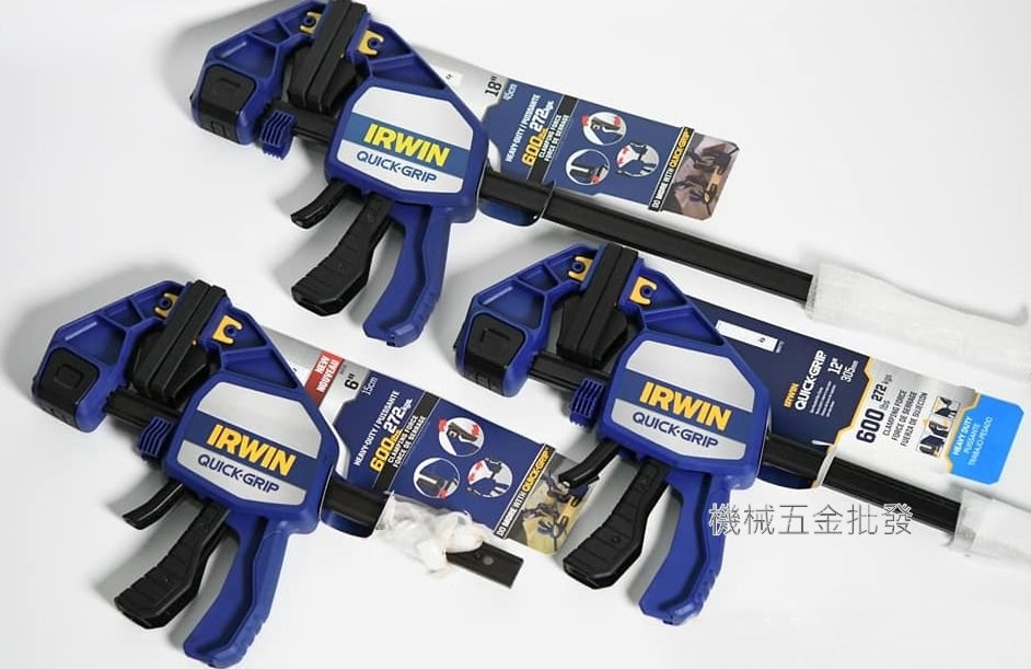 IRWIN {美國握手牌} 強力快速夾具 XP6"  XP12"  XP18" 150mm  300mm 450mm可反向操作,手工具