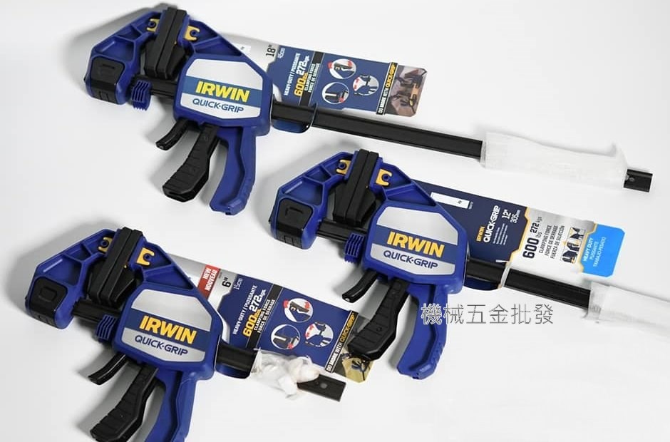 IRWIN {美國握手牌} 強力快速夾具 XP6"  XP12"  XP18" 150mm  300mm 450mm可反向操作,手工具