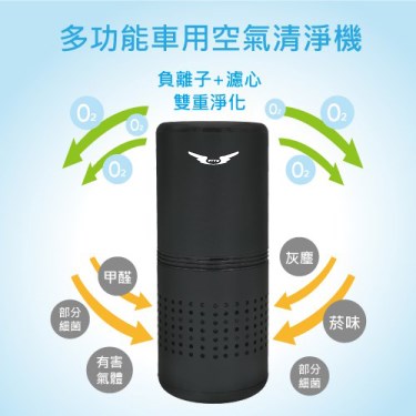 USB多功能車用空氣清淨機