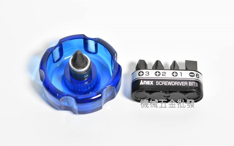 ANEX {兼古製作所} NO.62 極短型29mm短頭六角起子 附磁 可換頭,手工具