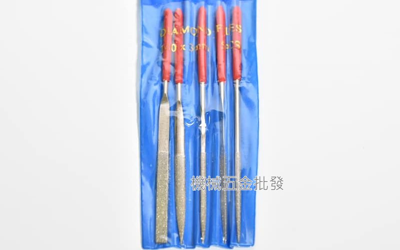 Ostopus {章魚牌} 826.100 鑽石銼刀5支組 長140mm,手工具