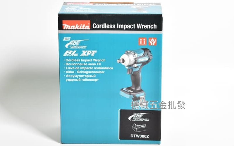 makita {牧田} DTW300Z 18V充電式無刷套筒扳手 【單主機】,電動工具