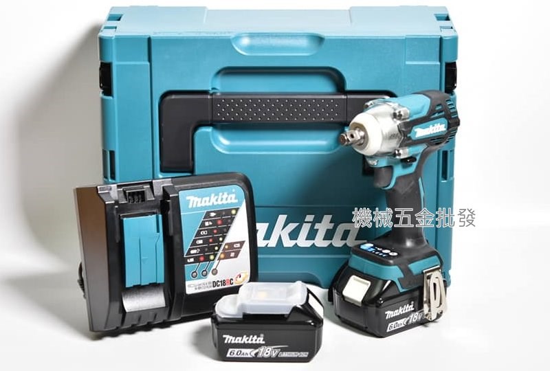 makita {牧田} DTW300RGJ 18V 6.0A 充電式無刷套筒扳手,電動工具