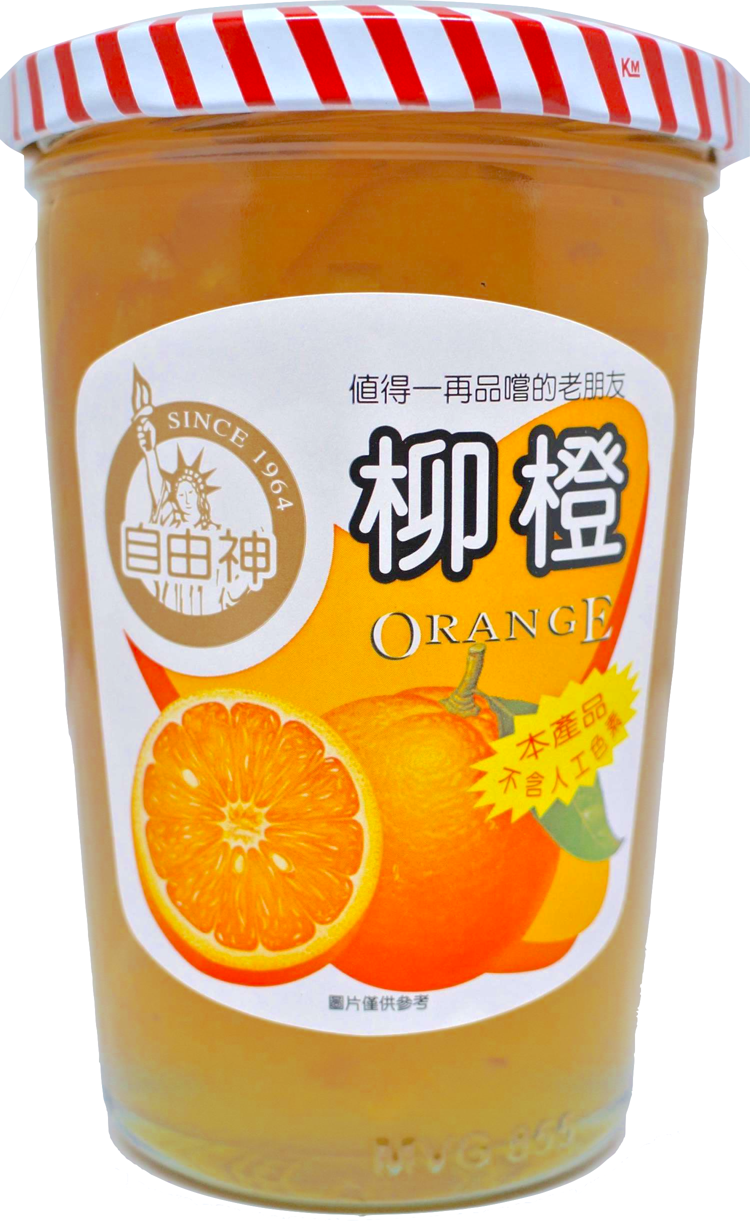 自由神 柳橙果醬 450g