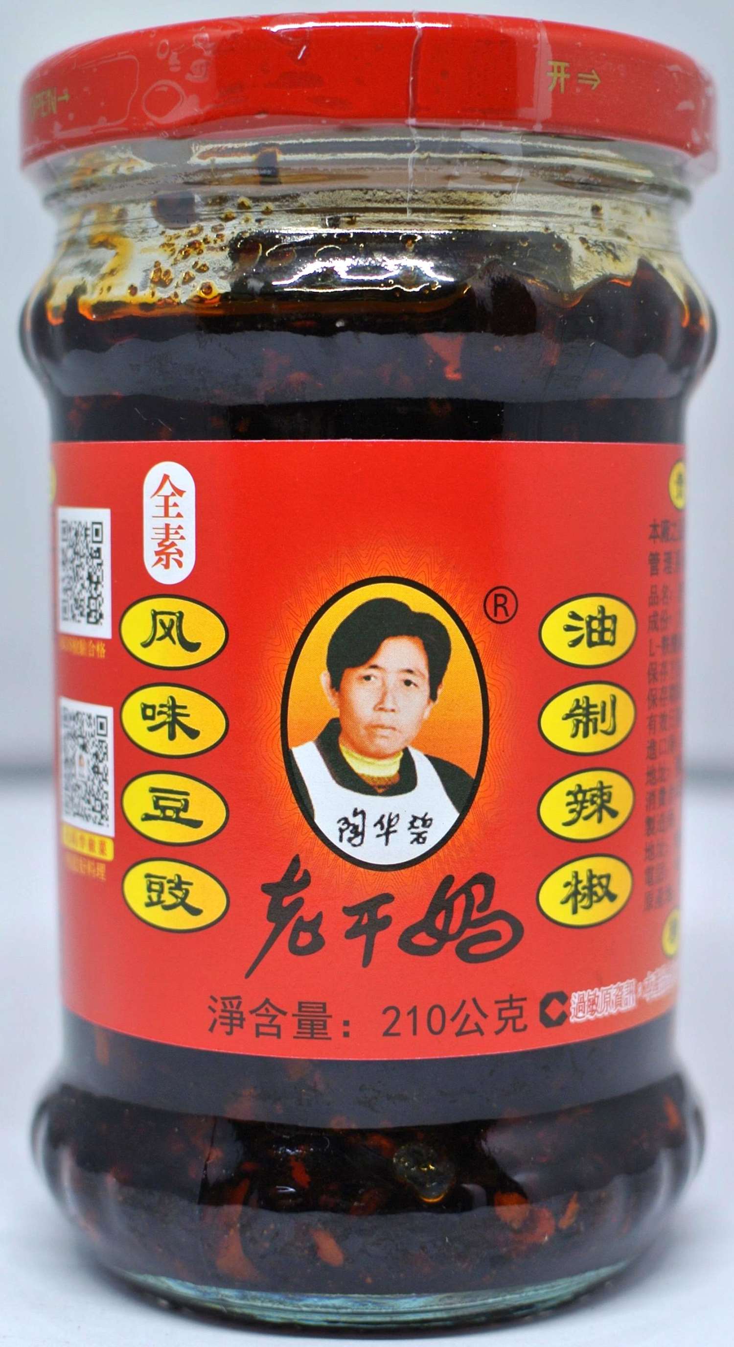 老干媽風味豆豉油制辣椒 210g