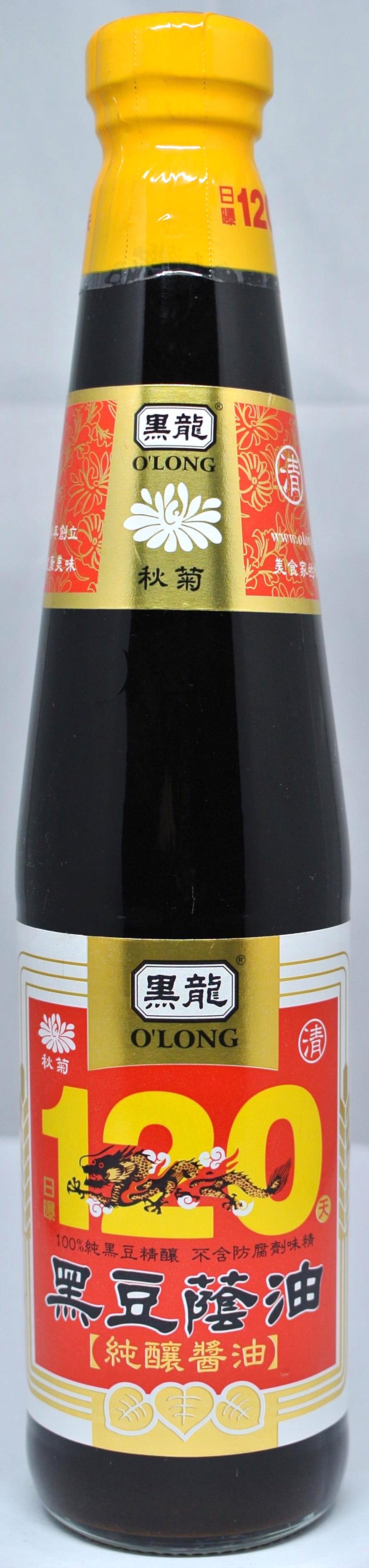 黑龍秋菊級黑豆蔭油(純釀醬油) 400ml