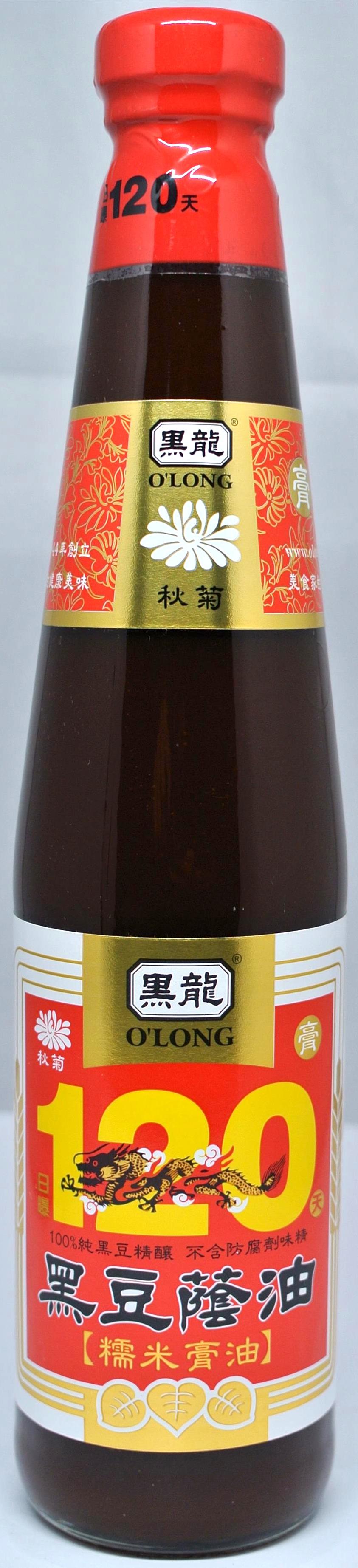 黑龍秋菊級黑豆蔭油(糯米膏油) 400ml