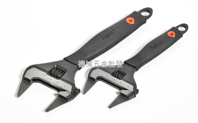 Fulco BV-W 第二代改良版 BV-T6 6" (150mm) BV-T8 8"(200mm) 超薄開口 超大開口活動扳手,手工具