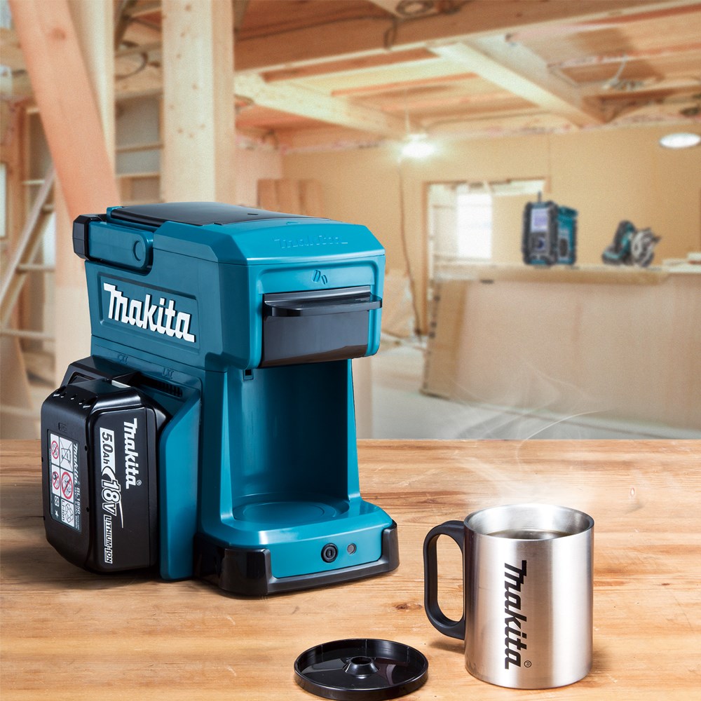 makita {牧田} DCM501ZAR 12V/14.4V/18V充電式咖啡機【酒紅色】【單主機】,電動工具