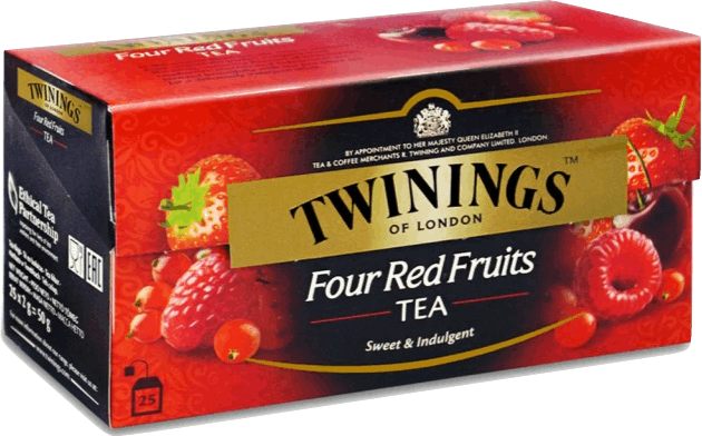 TWININGS唐寧 四紅果茶 2g*25入