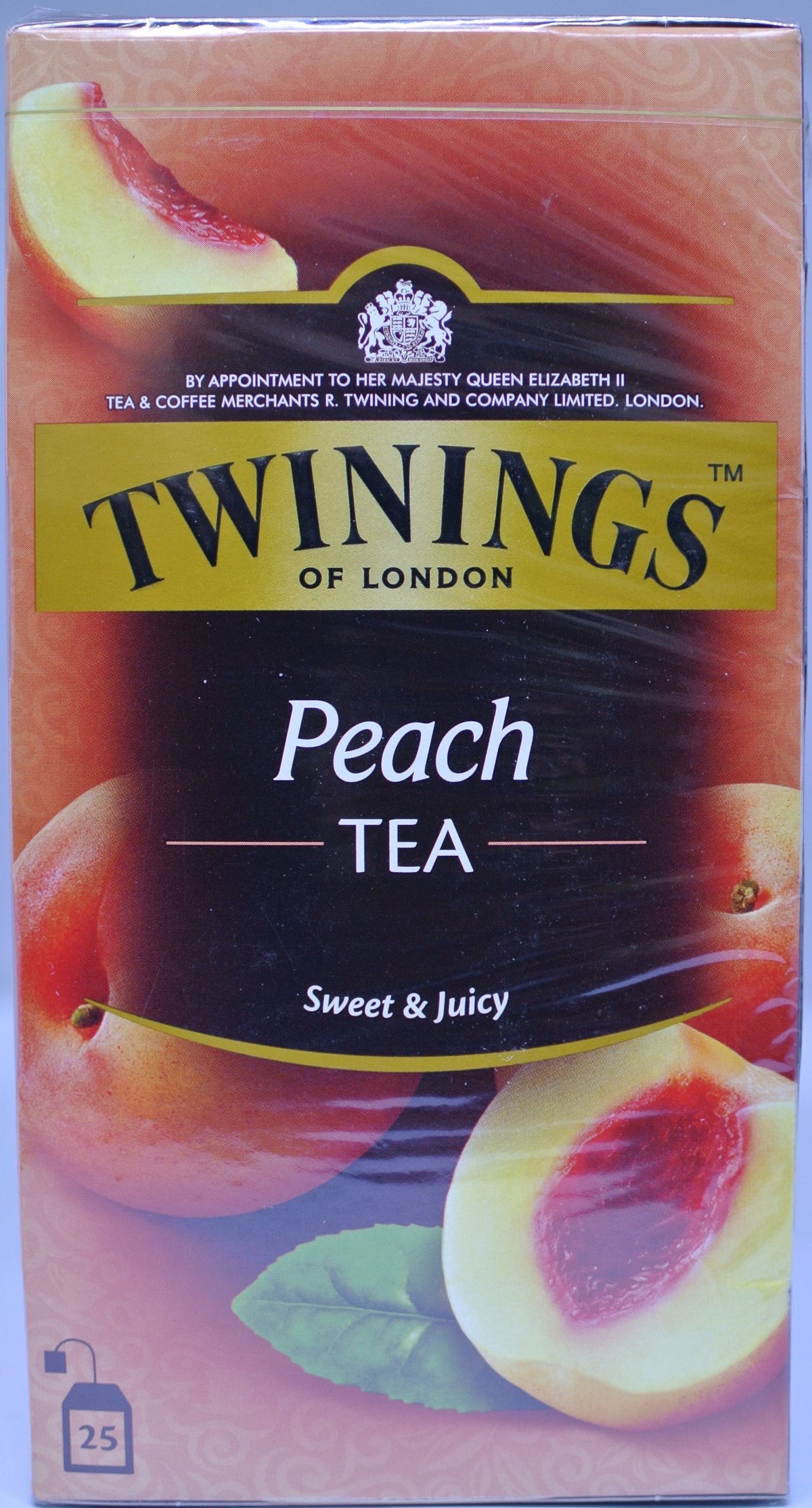 TWININGS唐寧 香甜蜜桃茶 2g*25入