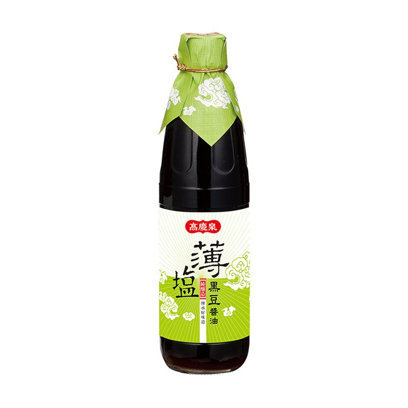 高慶泉 薄鹽黑豆醬油 540ml