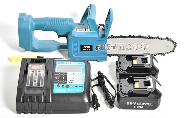 神崎 SQ-BL20CS 20V 4.0A充電式無刷鏈鋸機 8"(20公分) 電池附晶片,電動工具