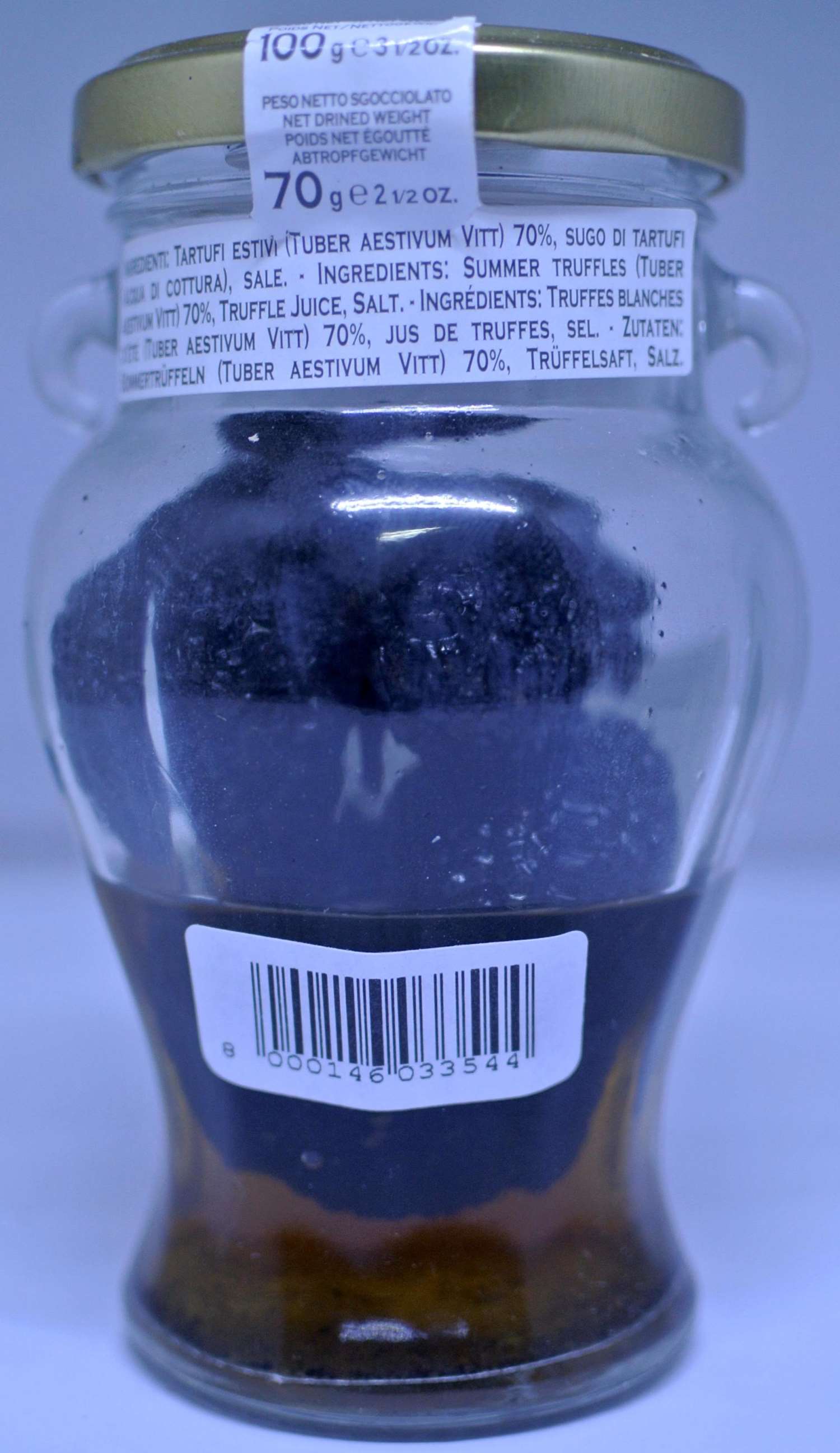 Urbani瓶裝整粒夏季黑松露 70g