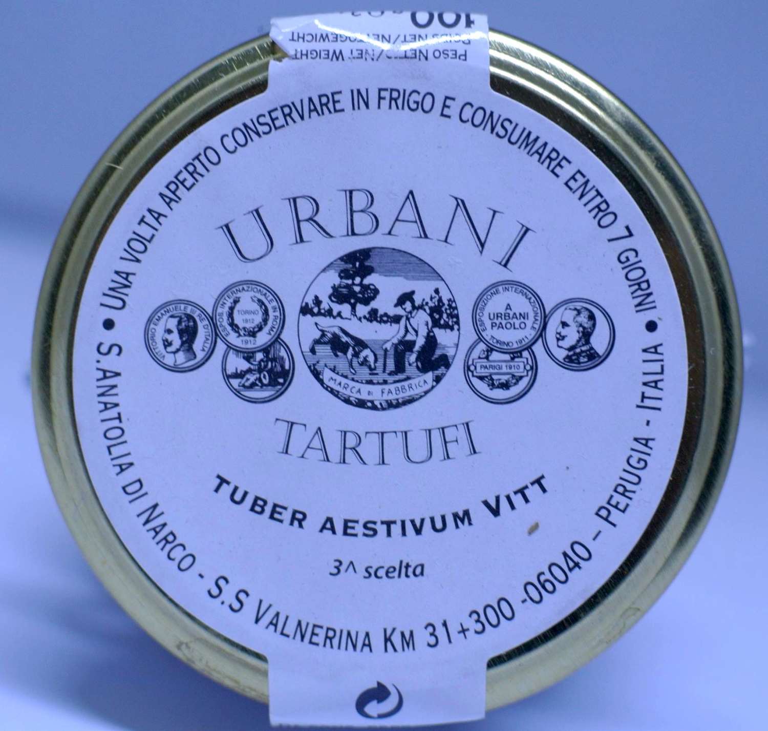 Urbani瓶裝整粒夏季黑松露 70g