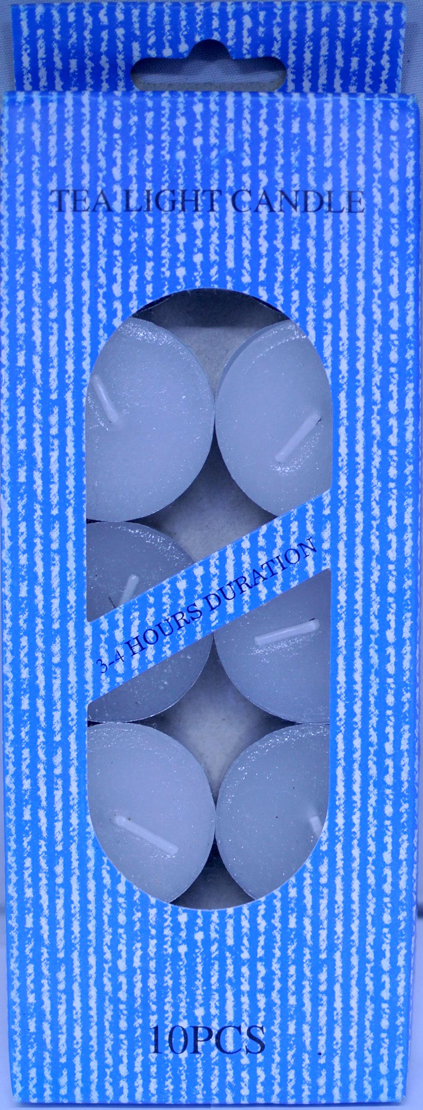 白圓蠟燭 10pcs