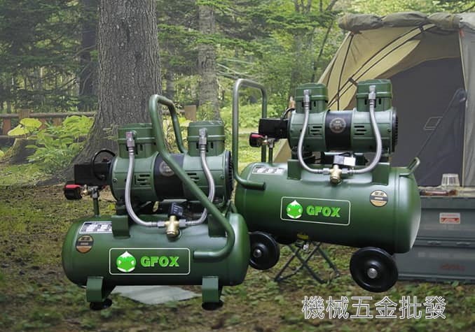 GFOX 3.5HP 15L、3.5HP 30L 無油式高速型空壓機{軍綠色}  {黑色}} ,氣動工具