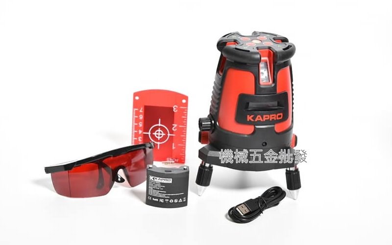 KAPRO {以色列} 卡普 雷射水平儀 875RD 5線紅光 墨線儀,測量工具
