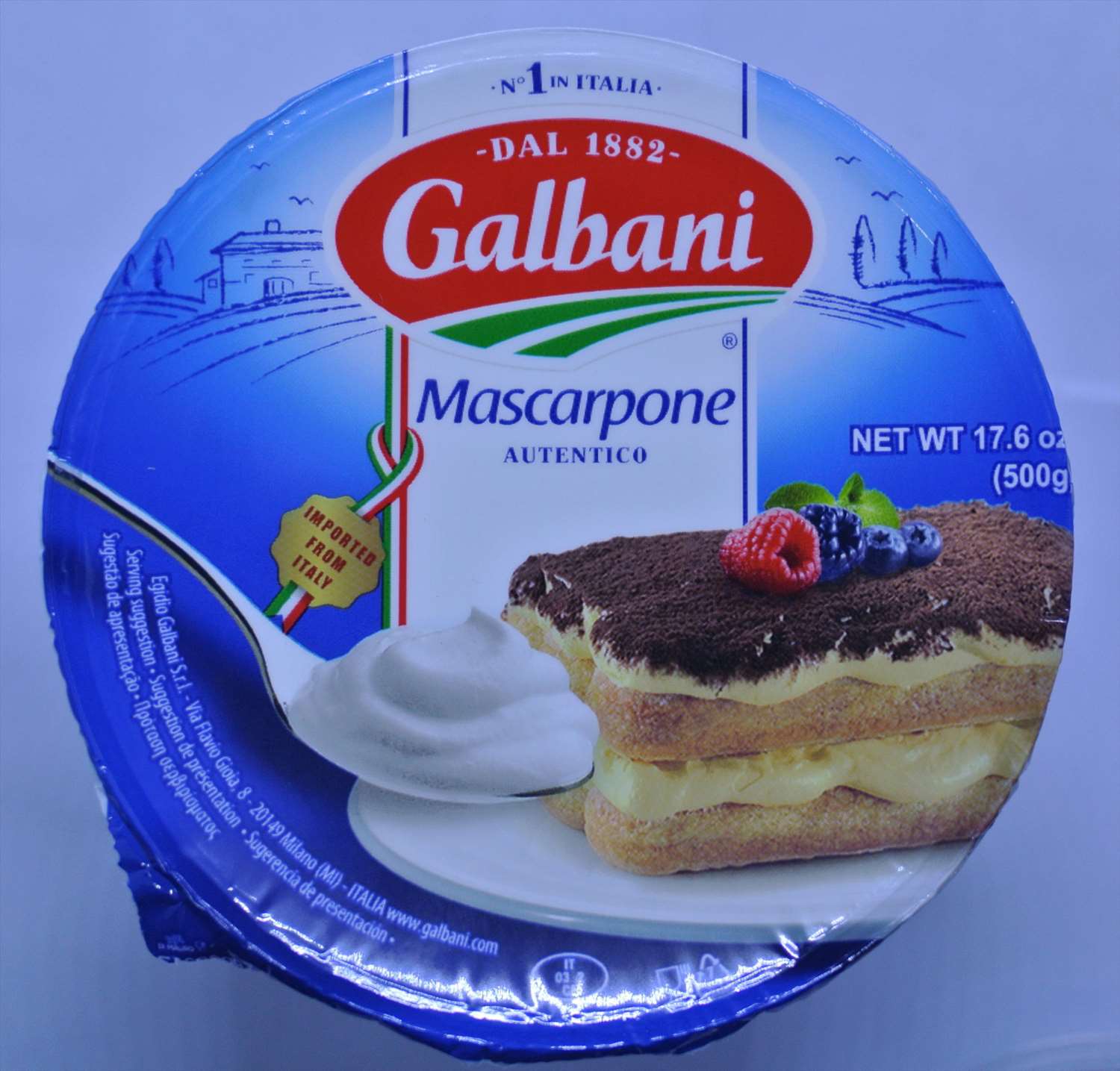 葛巴倪瑪斯卡邦乾酪(GALBANI MASCARPONE CHEESE)  500g
