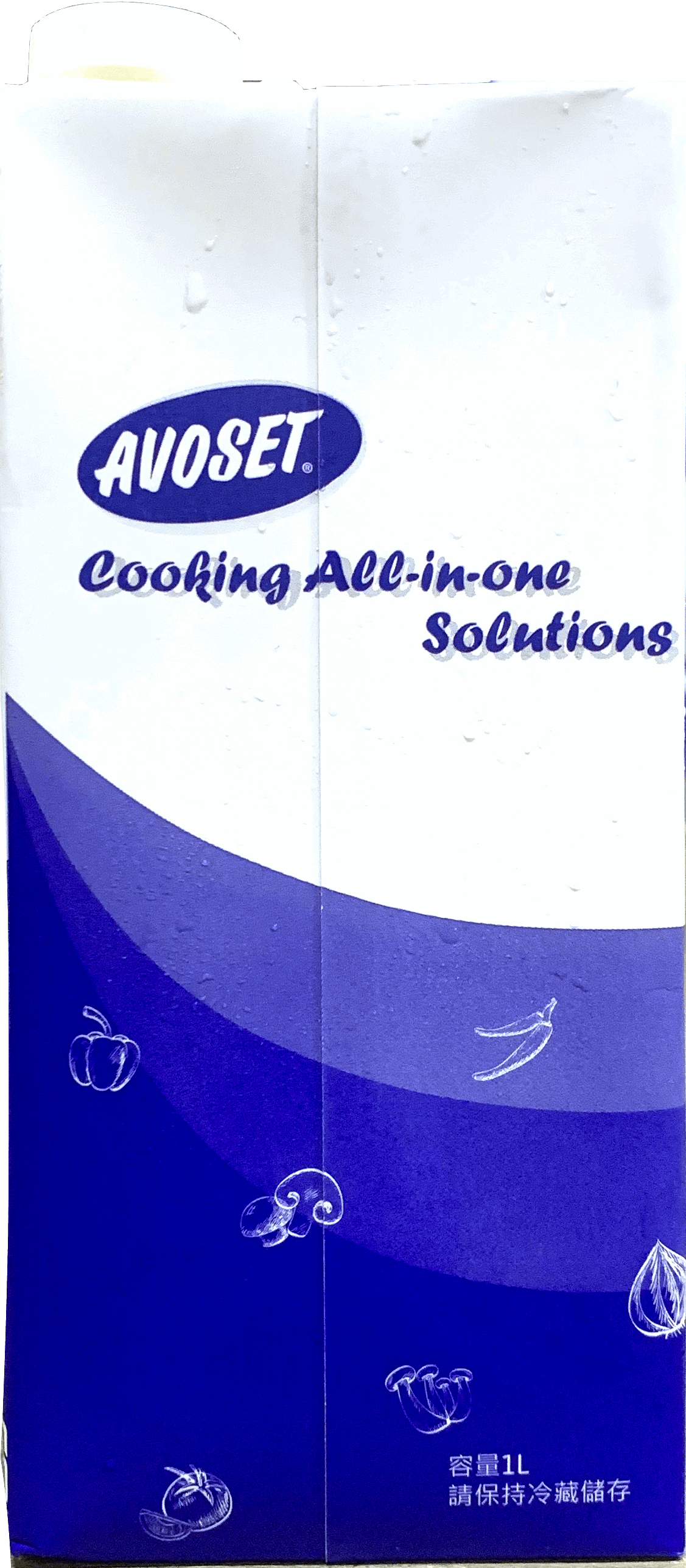 AVOSET廚房專用乳化鮮奶油 (植物) 1L