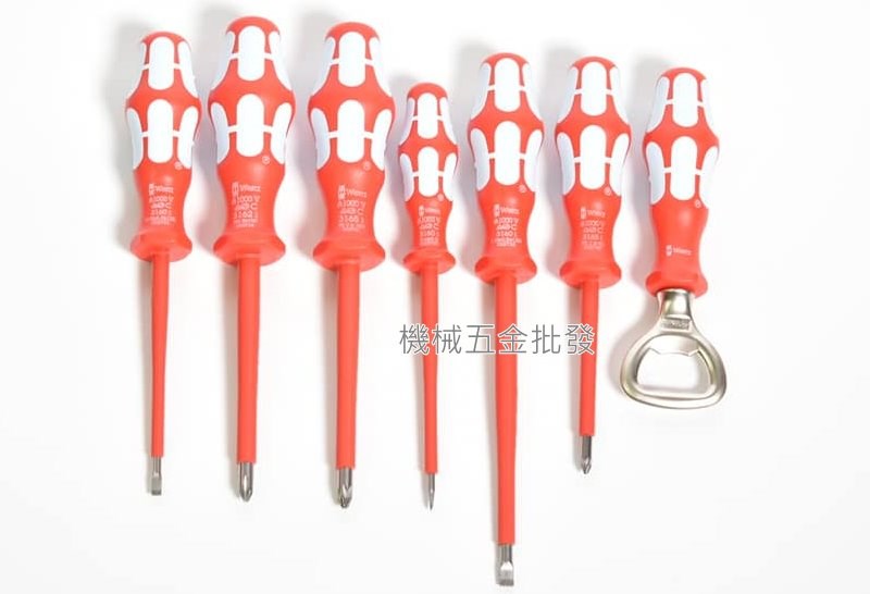 德國 wera kraftform 3100/7 Set1 絕緣不鏽鋼怪牙起子組 6件組 贈送開罐器,手工具