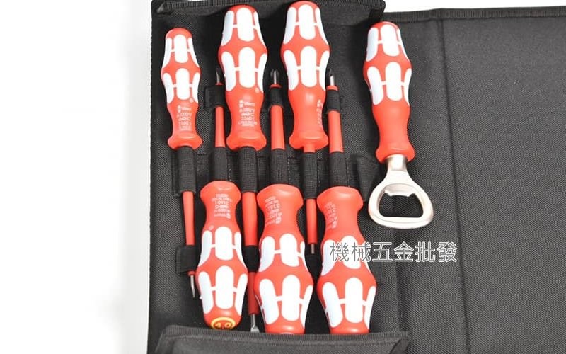 德國 wera kraftform 3100/7 Set1 絕緣不鏽鋼怪牙起子組 6件組 贈送開罐器,手工具