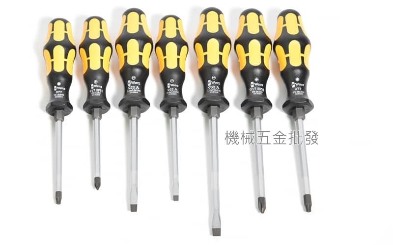 德國 wera kraftform 900/7 Set1 鑿型六角柄起子組 7件組 贈送帆布包,手工具