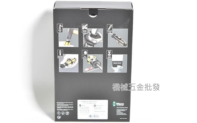 德國 wera kraftform 900/7 Set2 鑿型六角柄起子組 6件組 贈送開罐器,手工具