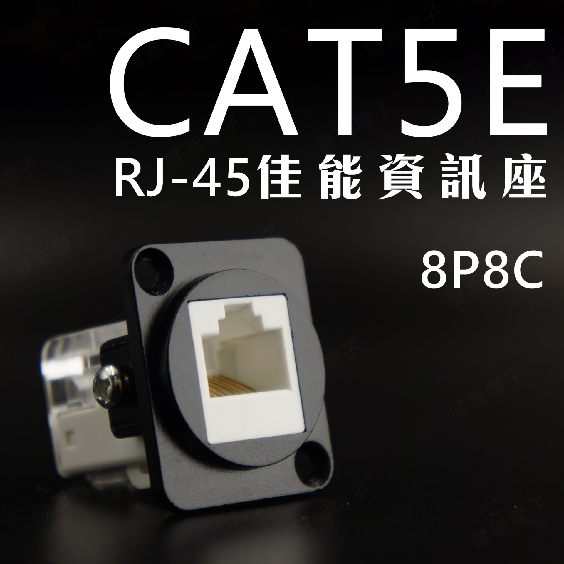 RJ-45 Cat.5E 佳能網路接頭