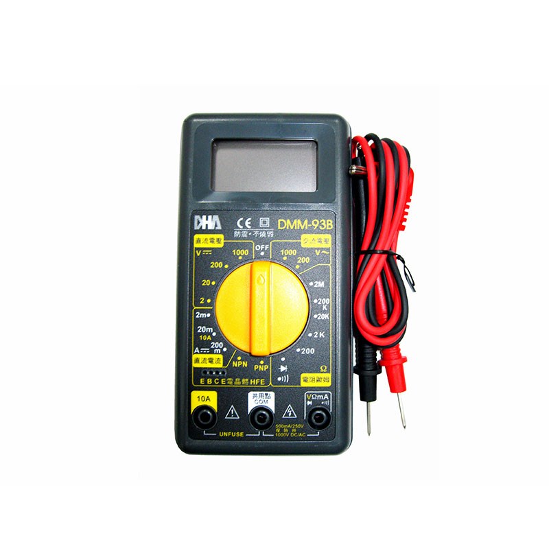DHA,DMM-93B,數字,三用,電錶,驗電,檢電