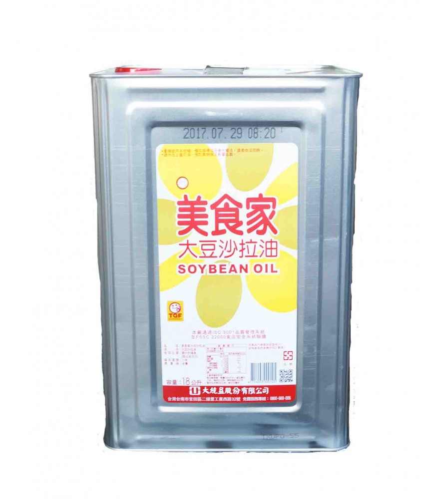 美食家大豆沙拉油18L