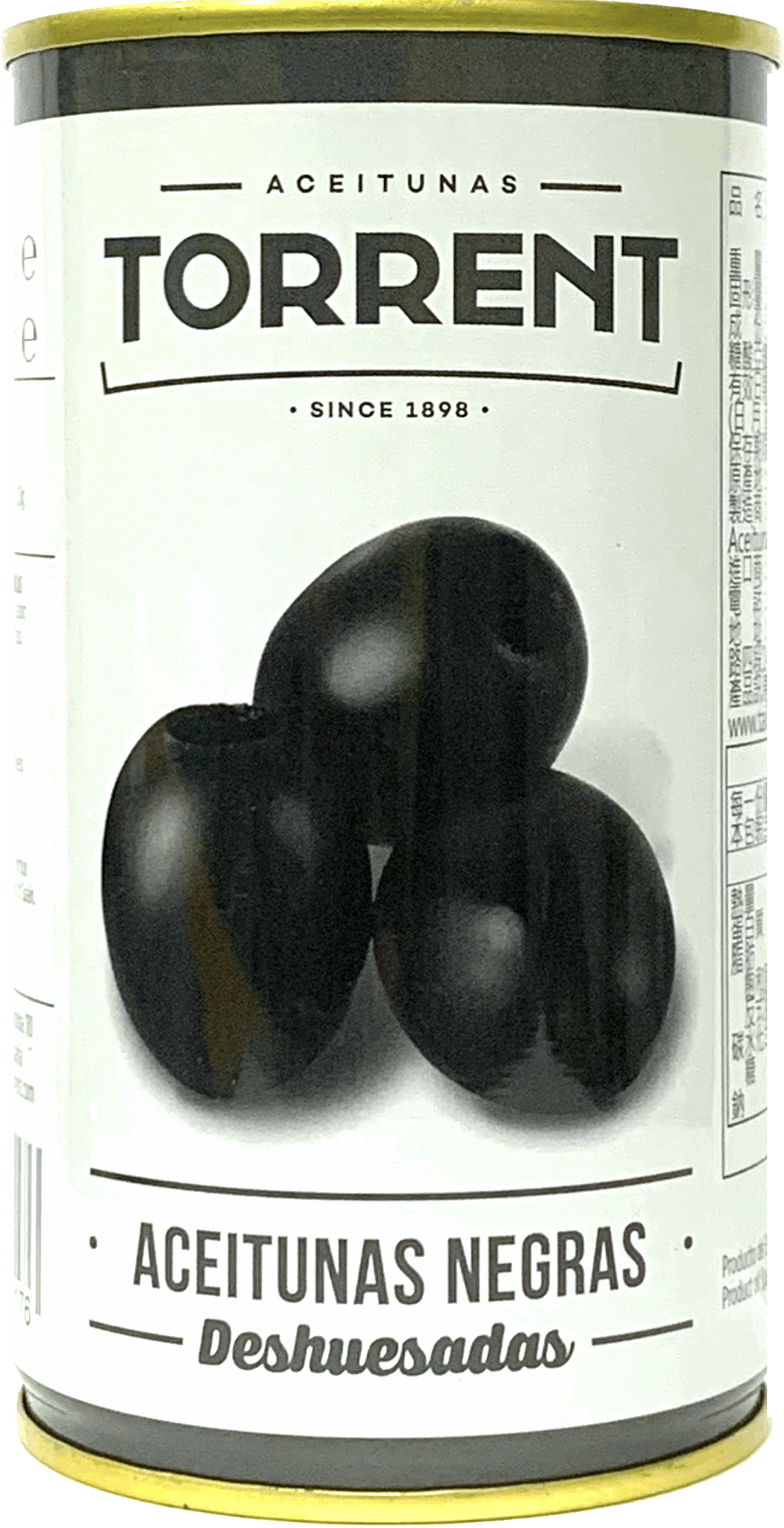 Torrent去籽黑橄欖Plitted Black Olives 350g 