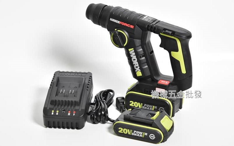 WORX {威克士} WU380S 20V充電式無刷四溝電鑽 18mm 二用機種,電動工具