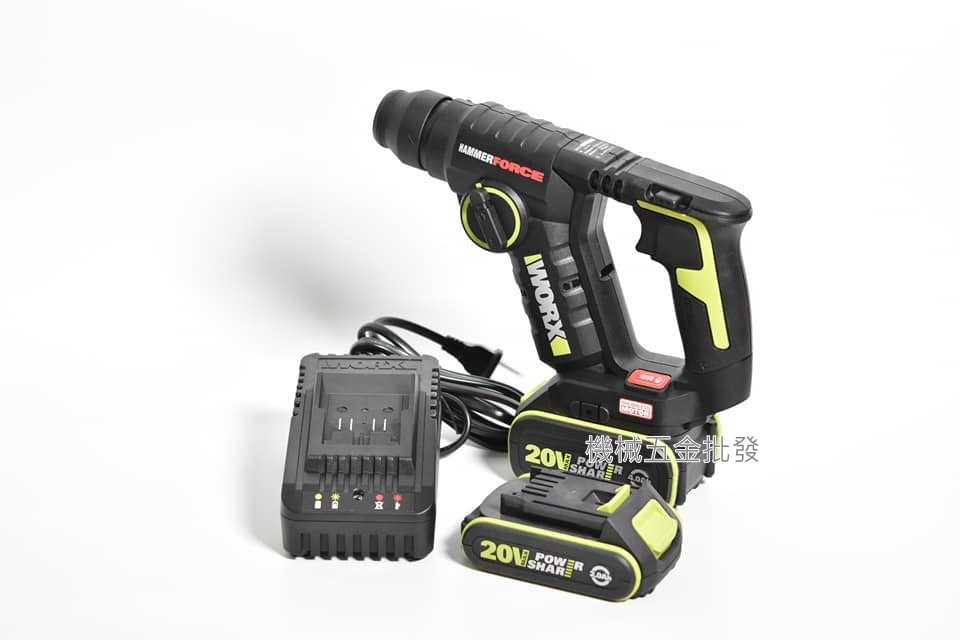 WORX {威克士} WU380S 20V充電式無刷四溝電鑽 18mm 二用機種,電動工具
