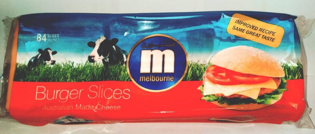 澳洲 起司片 84片1KG  MELBOURNE.  Burger Slices. 84pcs