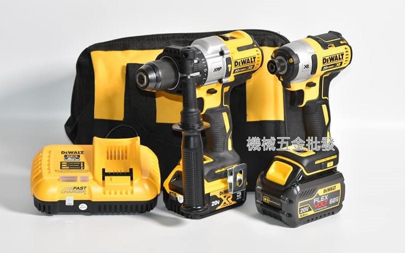 DEWALT {得偉}20V無碳刷衝擊起子機DCF887+DCD996震動充電電鑽DCK299P1T