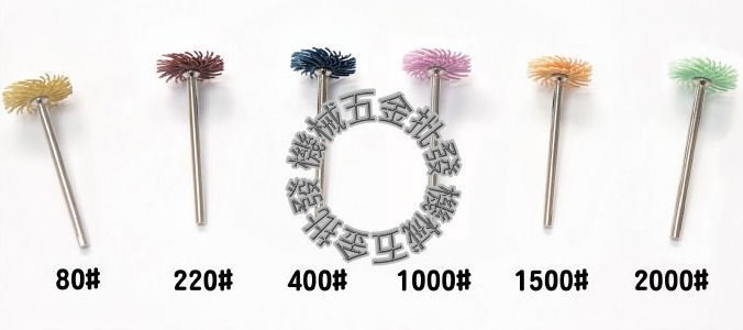 3M 小旋風拋光輪 附軸柄 黃、酒紅色、藍色、粉紅色、桃色、淺綠色 三片一組 六種顏色,手工具