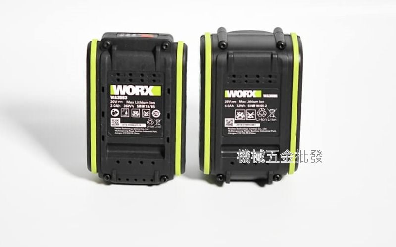WORX 威克士 20V4.0A / 20V2.0A -綠 充電鋰電電池 WA3595 / WA3593,電動工具