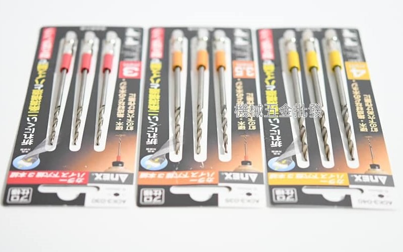 ANEX {兼古製作所} ACK3-030   ACK3-035  ACK3-040 ACK3-050 3.0mm、3.5mm、4.0mm、5.0mm先導孔錐 彩色六角頭下穴錐 ,手工具