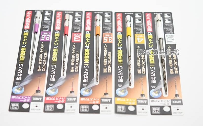 ANEX {兼古製作所} ACK3-030   ACK3-035  ACK3-040 ACK3-050 3.0mm、3.5mm、4.0mm、5.0mm先導孔錐 彩色六角頭下穴錐 ,手工具
