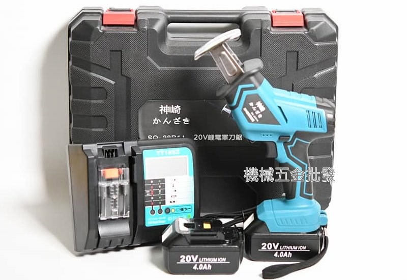 神崎 SQ-20R1+ 20V4.0A 晶片型 充電式鋰電軍刀鋸 ,電動工具