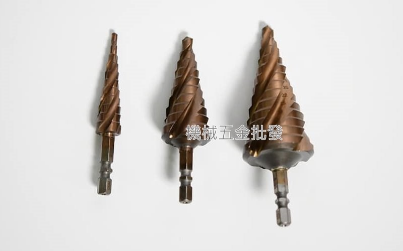  REISTI 電動起子用階梯鑽 含鈷六角階梯鑽 4刃刀頭 ,手工具