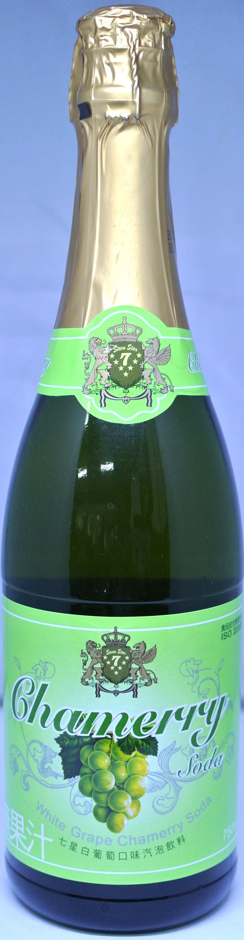 七星白葡萄口味氣泡飲料 750ml