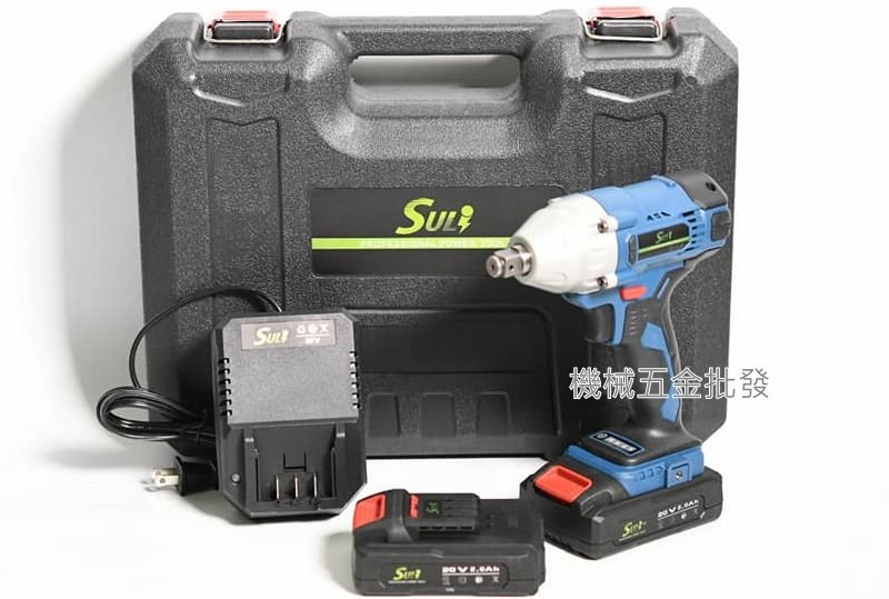  SULI {速力工具} SL-L4 20V 2.0A充電式衝擊扳手 最大扭力350Nm,電動工具