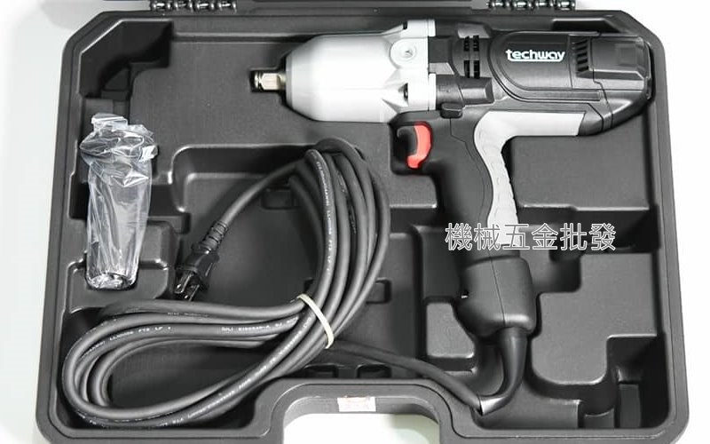 Techway {鐵克威} T96819129 插電式四分衝擊扳手,電動工具