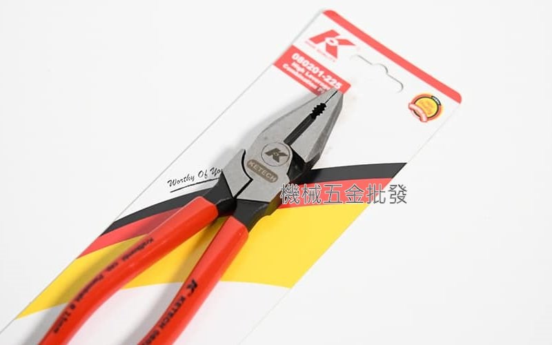 德國  KETECH {K牌工具}  080201-225 9吋 鋼絲鉗 老虎鉗 台灣製造,手工具