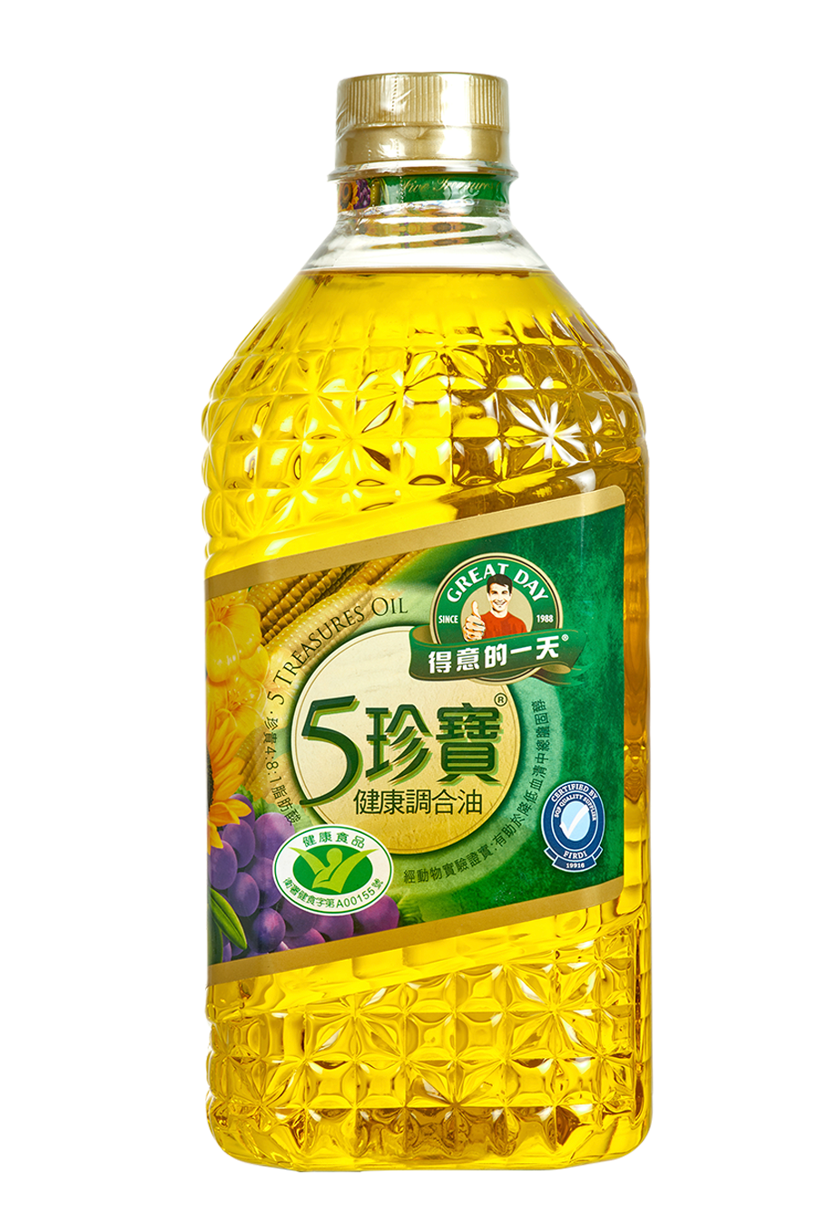 【得意的一天】五珍寶健康調合油-2L/瓶
