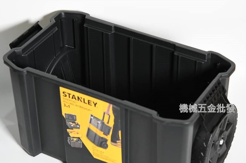 STANLEY {史丹利} STST1-80151專業可折疊拉桿移動工具箱 三層工具箱,手工具